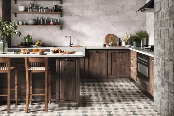 Versail Natural 8x8 Matte Porcelain Décor Tile 1