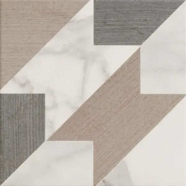 Versail Natural 8x8 Matte Porcelain Décor Tile 1