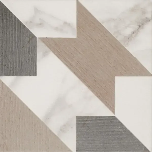 Versail Natural 8x8 Matte Porcelain Décor Tile 1