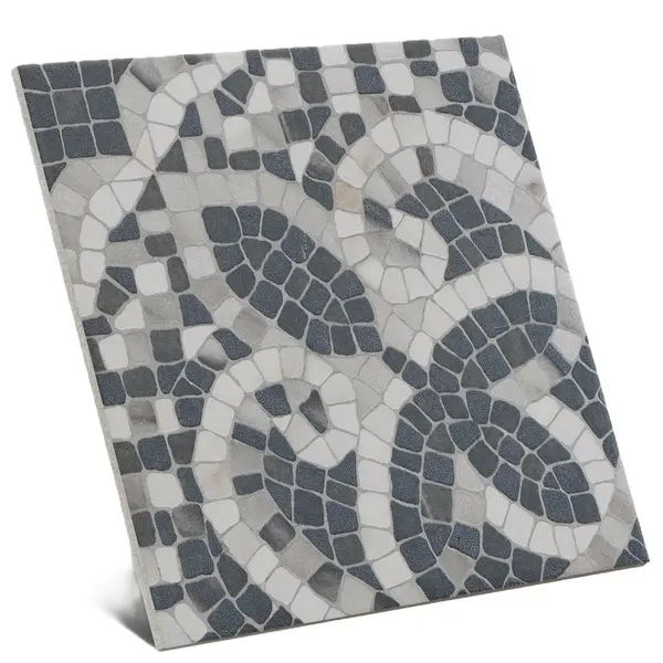 Versail  Warm Gray 8x8 Matte Porcelain Décor Tile 6