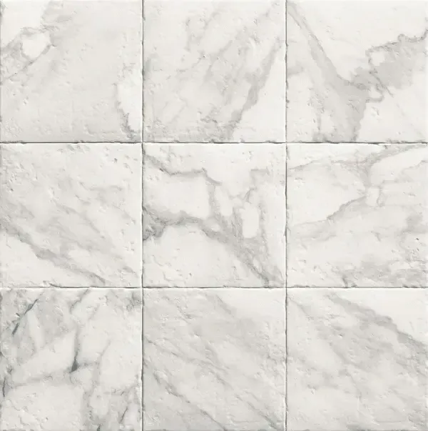 Versail White 8x8 Matte Porcelain Tile