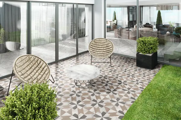 Versail White 8x8 Matte Porcelain Tile 