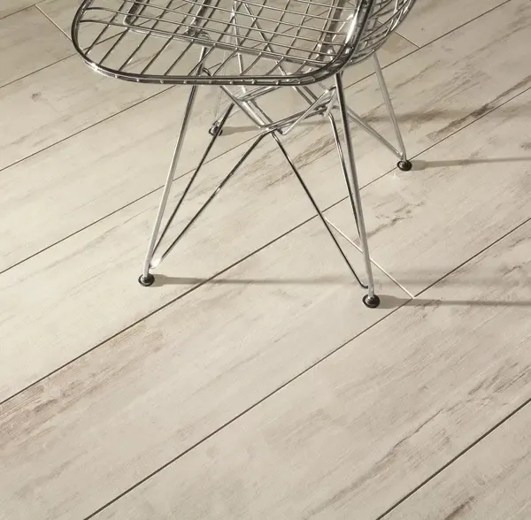 Wood Work White 8x48 Matte Wood Look Structure Porcelain Tile