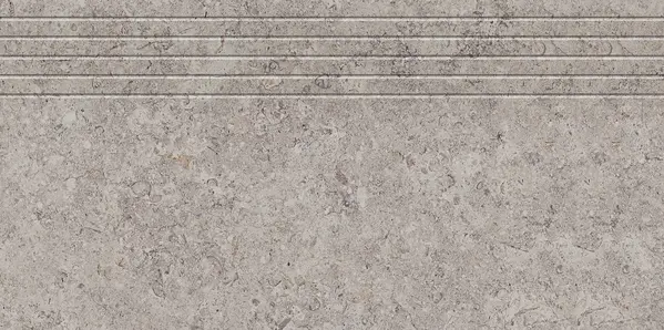 Zimba Beige 12x24 Matte Stone Look Structure Step Tread Porcelain Tile