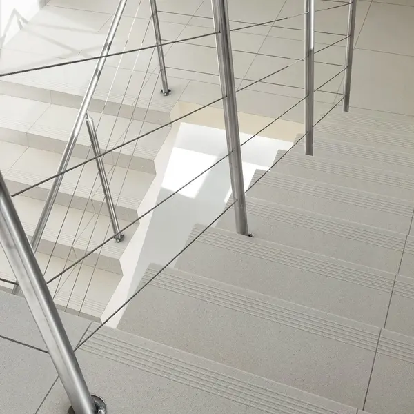 Zimba Beige 12x48 Matte Stone Look Structure Step Tread Porcelain Tile