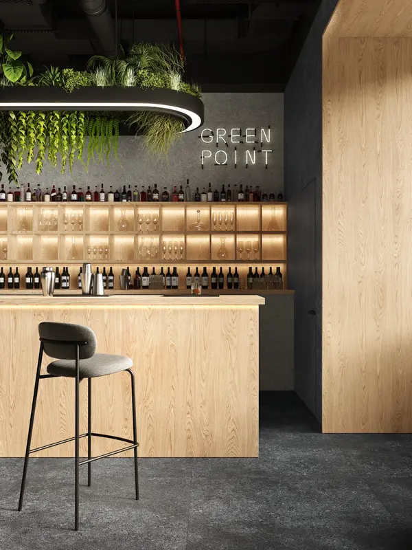 Zimba Gray 48x48 Matte Stone Look Structure Porcelain Tile