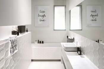 All in white White 12x24 Matte Ceramic Wall Tile