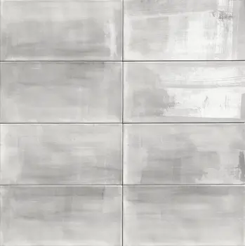 Aquarelle Gray 6x12 Glossy Ceramic Wall Tile