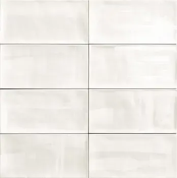 Aquarelle White 6x12 Glossy Ceramic Wall Tile 
