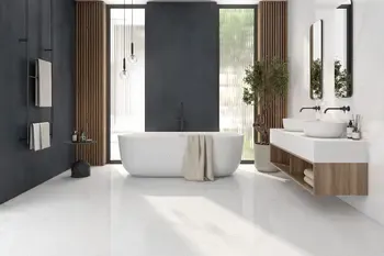 Arke White 24x48 Sugar Lappato Porcelain Tile