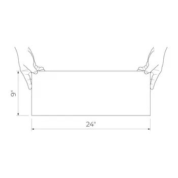 Balance Stone 9x24 White Polished/Black Polished Porcelain Décor