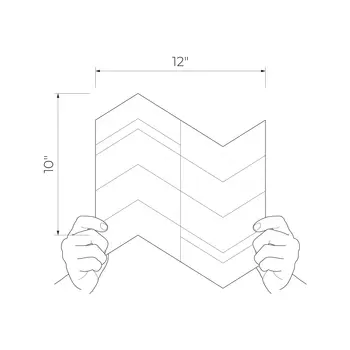 Blackwall Black 12x10 Lappato Porcelain with Polished Copper Wall Mosaics