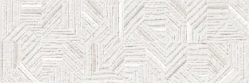 Sample - Bloom Linen White 12x36 Matte Structure 1 Ceramic Wall Tile