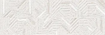 Sample - Bloom Linen White 12x36 Matte Structure 1 Ceramic Wall Tile