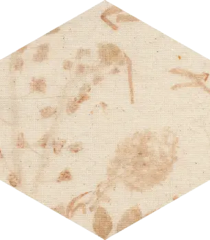 Bloom Multicolor 5x6 Semi - Matte Hexagon Ceramic Wall Tile