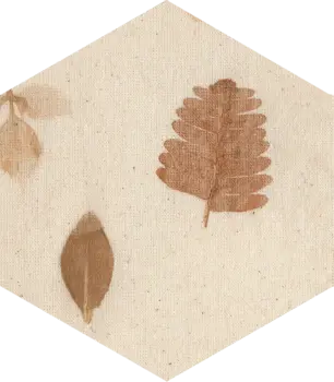 Bloom Multicolor 5x6 Semi - Matte Hexagon Ceramic Wall Tile