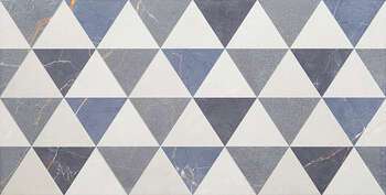 Sample - Chic Stone Mix 12x24 Geo Semi-Matte Ceramic Wall Décor Tile