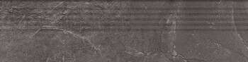 Grand Cave Graphite 12x48 Matte Stone Look Structure Step Tread Porcelain Tile