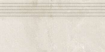 Grand Cave Ivory 12x24 Matte Stone Look Structure Step Tread Porcelain Tile