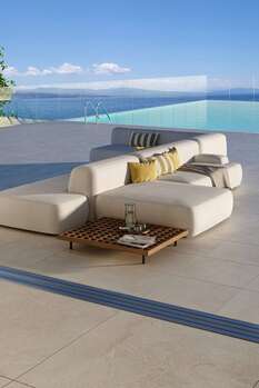 Sample - Grand Cave Ivory 32x64 Matte Stone Look Structure Porcelain Tile