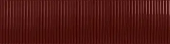 Groove Burgundy 3x12 Glossy Structure 1 Subway Wall Tile