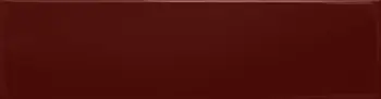 Groove Burgundy 3x12 Glossy Subway Wall Tile