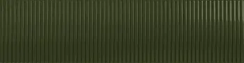 Groove Olive 3x12 Glossy Structure 1 Subway Wall Tile