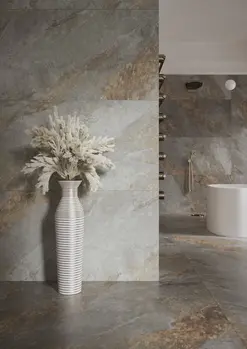 Halcyon Light Gray 24x48 Matte Structure Porcelain Tile