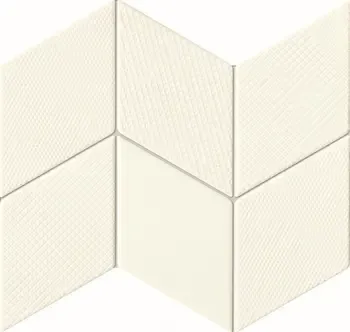 House of Tones White 9x12 Matte Ceramic Wall Mosaic