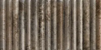 Incurve Fluted Caramel  6x12 Glossy Ceramic Wall Structure Tile