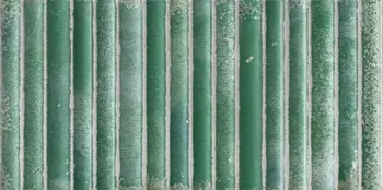 Incurve Fluted Turchese 6x12 Glossy Ceramic Wall Structure Tile