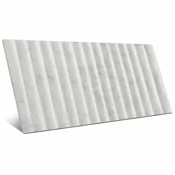 Incurve Fluted Marble 6x12 Semi-Glossy Ceramic Wall Structure Tile