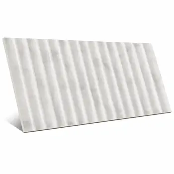 Incurve Fluted Marble 6x12 Semi-Glossy Ceramic Wall Structure Tile