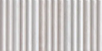 Incurve Fluted Linen White 6x12 Glossy Ceramic Wall Structure Tile