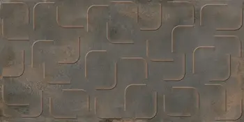 Metallic Steel 24x48 Matte Porcelain Structure Wall Tile