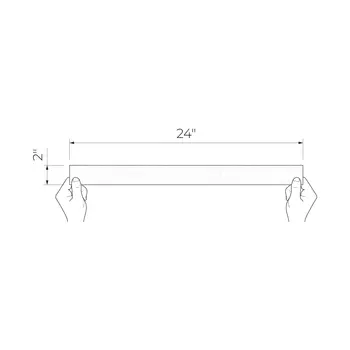 Nictate 1.5x24 Wall Strip Glossy