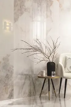 Onice Bianco 24x48 Polished Porcelain Tile