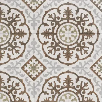 Patch Mix 8x8 Matte Porcelain Décor Tile "2"