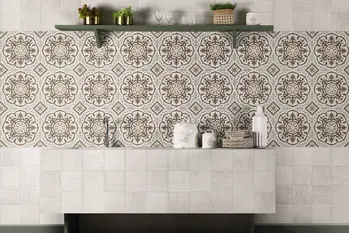 Patch Mix 8x8 Matte Porcelain Décor Tile "2"