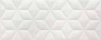 Perla White 12x30 Semi-Matte Ceramic Structure Wall Tile