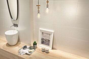 Reflection White 12x24 Semi-Matte Ceramic Wall Tile