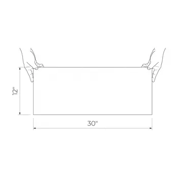 Rochelle White 12X30 Wall Tile