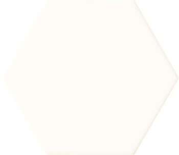 Sample - Burano White 4x5 Matte Ceramic Hexagon Wall Tile