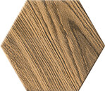 Sample - Burano Wood 4x5 Matte Ceramic Hexagon Wall Tile