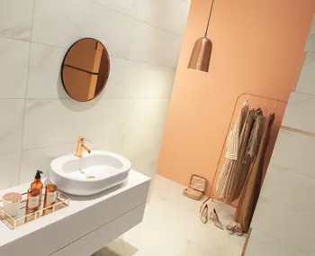Sample - Serenity Cream 24x24 Polished Porcelain Tile