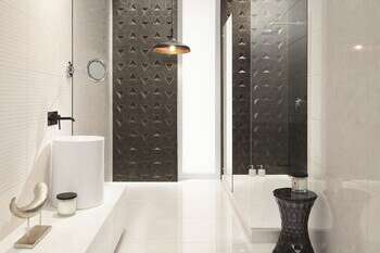 Sample - Steel Black 1x36 Wall Strip Polished Black