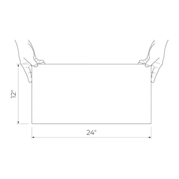Sample - Satini White 24x48 Satin Ceramic Wall Tile