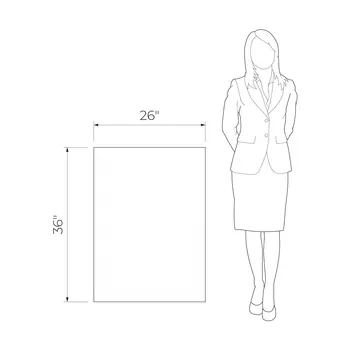 Sedona Palms Black 26x36 Matte-Glossy Ceramic Wall Décor Tile - Set of 2 tiles, each 13x18