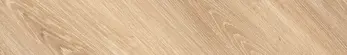 Slant Wood Beige 8x48 Matte Structure Porcelain Tile showing horizontal wood grain texture and natural beige tones close-up.
