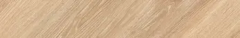 Slant Wood Beige 8x48 Matte Structure Porcelain Tile showing close-up of wood grain texture and matte finish.